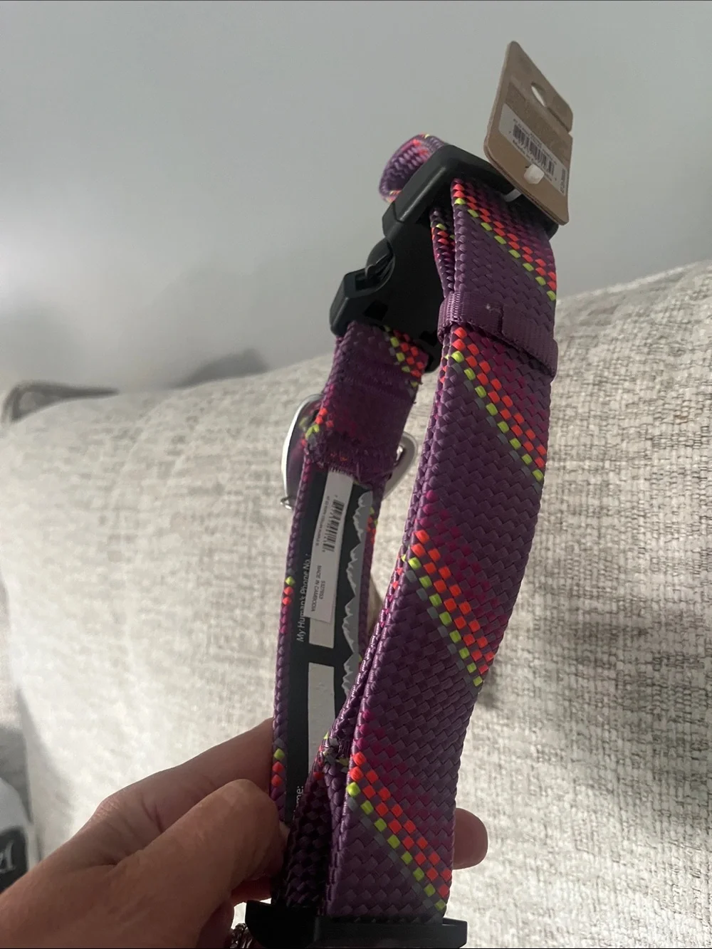 Arcadia Trails Paracord Adjustable Rope Dog Collar Size X-Large New